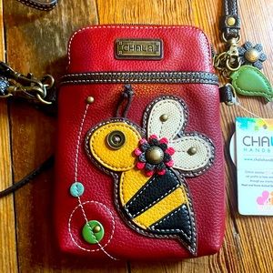 NWT Chala crossbody Cellphone bag with bee design